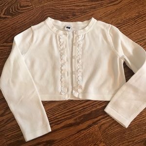 Cropped cardigan for girls